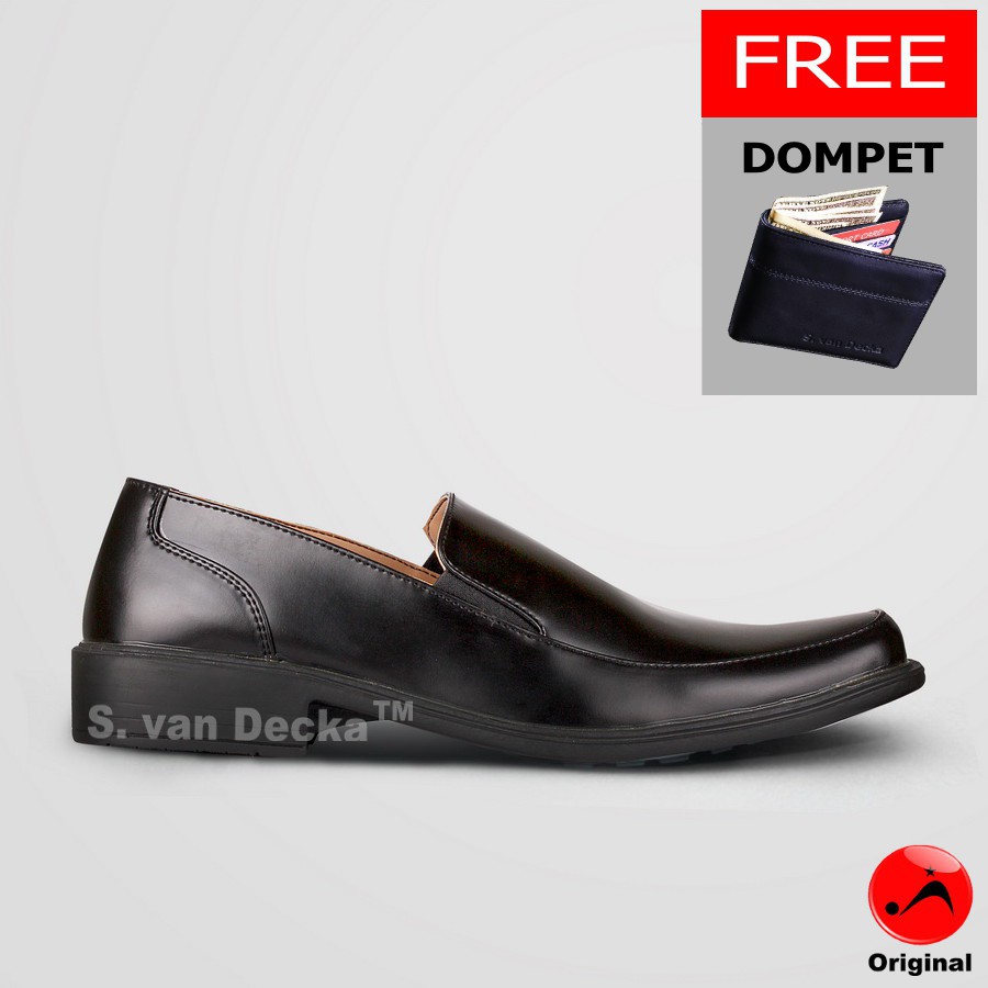 Sepatu Formal Pria S.van Decka D-TK025 + Gratis Dompet