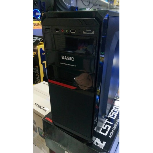 CASE / CASING KOMPUTER / PC POWER UP NEW BASIC MODEL B