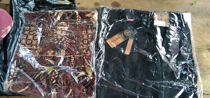 Bswart Batik Hrb026 Kenongo Hem Pendek Padi Pekalongan M L Xl Batik Pria Murah Modern Grosir