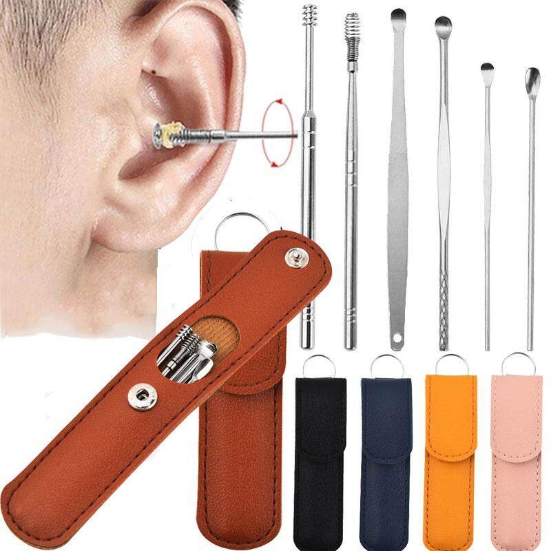 [6in 1] Alat Pembersih Telinga Korek Kuping Ear Wax Picker