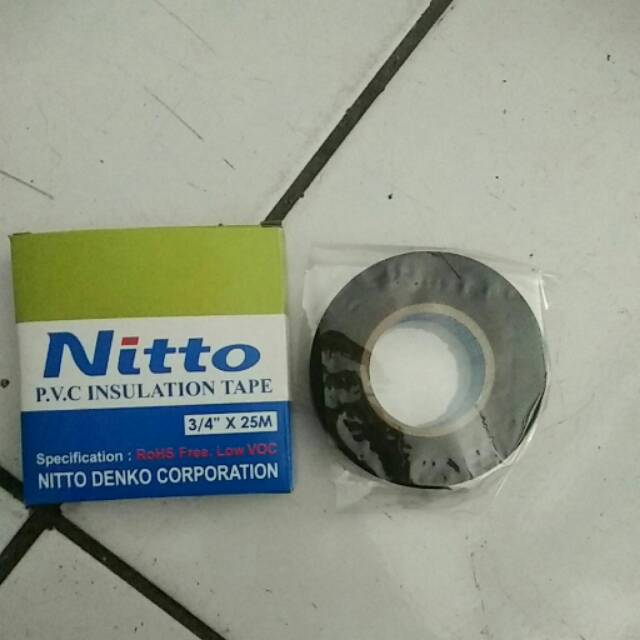 

Isolasi listrik hitam Nitto