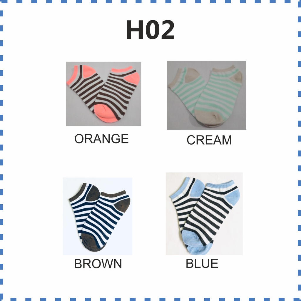 HaiWai COD (1) Kaos Kaki Wanita Ankle Kaos kaki Cute Kaos Kaki Motif Kaos Kaki Semata Kaki Socks U16-H02
