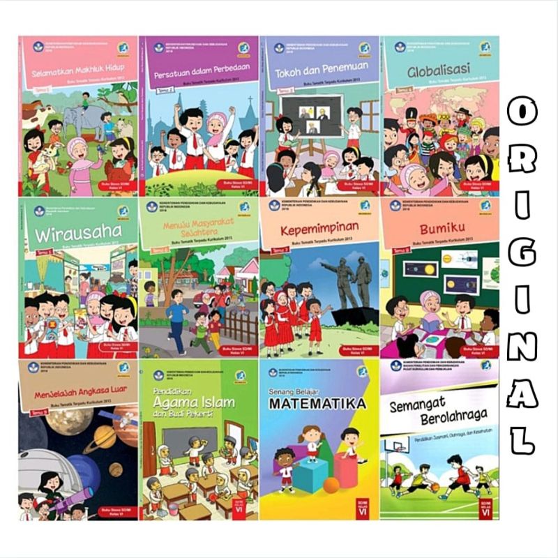 BUKU TEMATIK SD KELAS 6 TEMA 1 2 3 4 5 6 7 8 9 SEMESTER 1 DAN 2 KURIKULUM 2013 REVISI KEMENDIKBUD