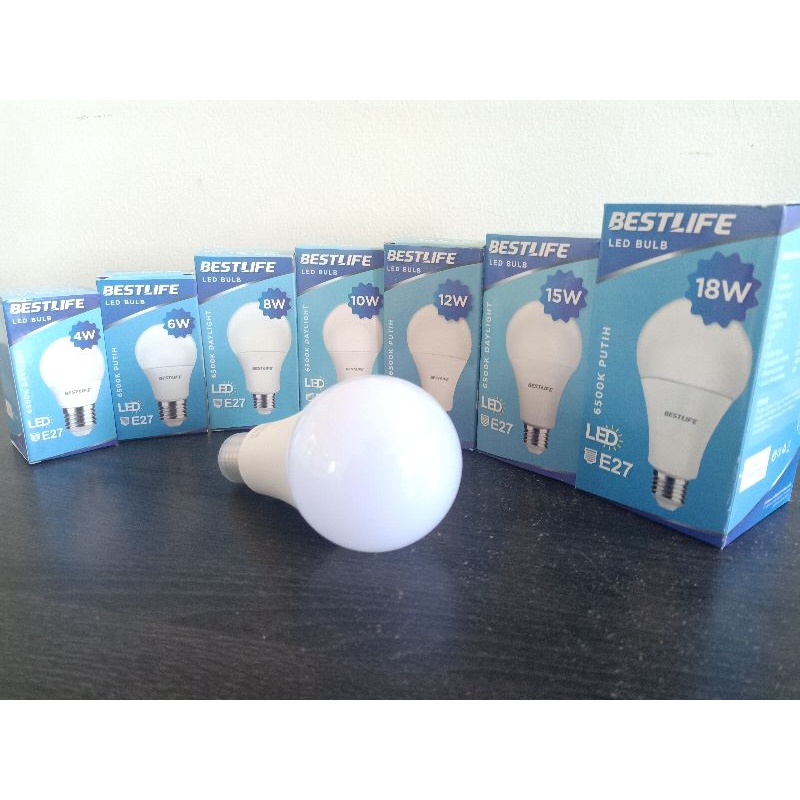 LAMPU BULB AMAN DIKIRIM BEST LIFE LED 6 WATT 6500K BESTLIFE BL-LED-BULB-6W-A55 BOHLAM