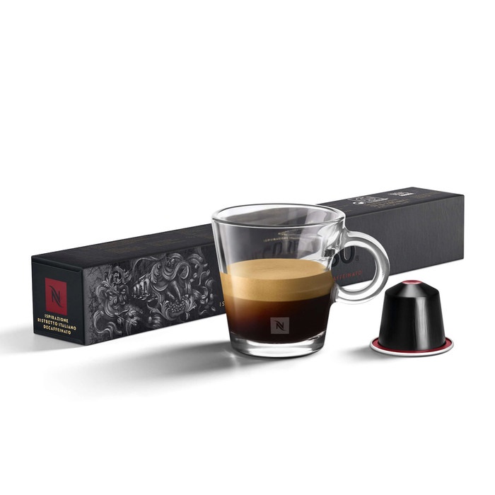 

201ggffg Nespresso Ristretto Decaffeinato Coffee Capsule / Kapsul Kopi - 10 Cap Ds20X11