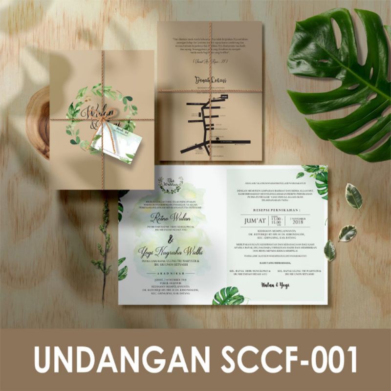 Blangko Undangan Griya Card SCCF 001