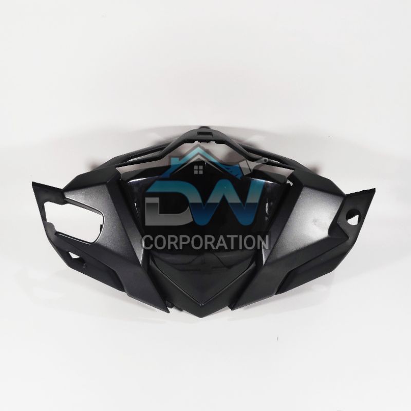Cover fr handle lis speedometer visor batok depan vario click 125 150 Led 2015 k59 V1 hitam doff dof