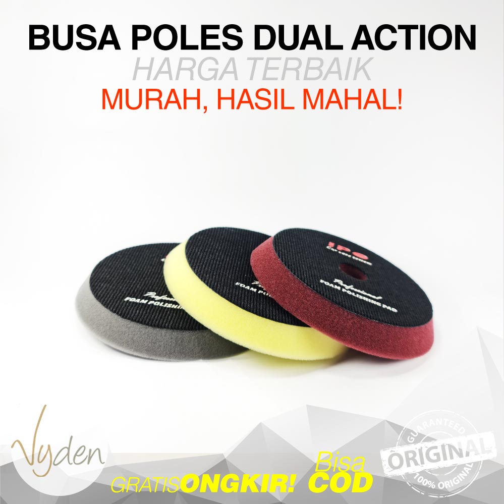 Mesin Poles Body Mobil Dual Action Polisher Shinemate ERO600 G1+ Gratis 3 Pad Perawatan Otomotif