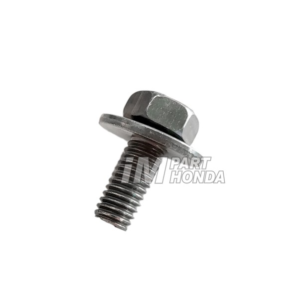 SALE  93404-0601200 BAUT 10 DEK LANTAI KANAN KIRI BOLT WASHER 6X12 HITAM BEAT SCOOPY SPACY VARIO