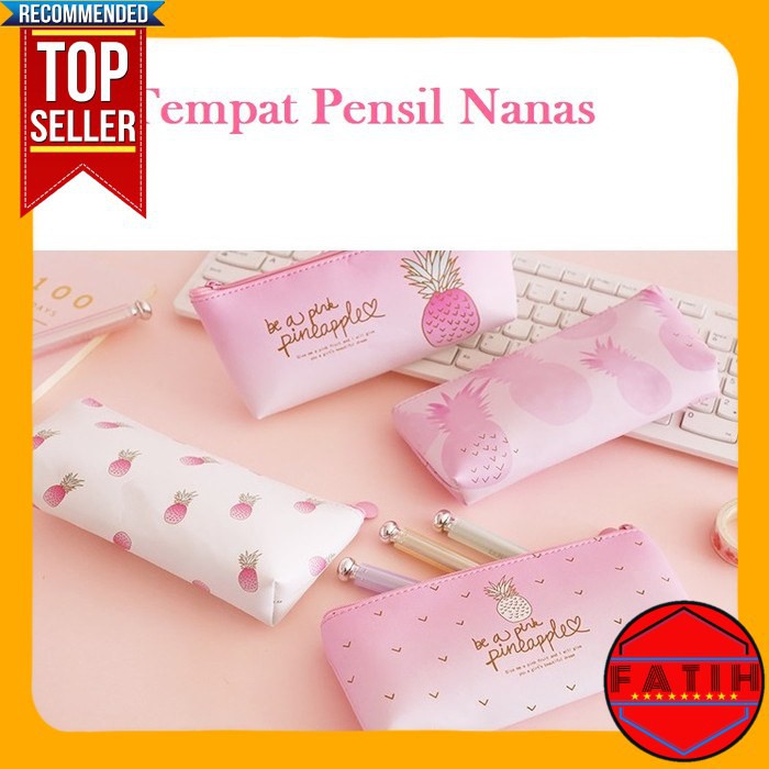 

Kotak Pensil Nanas / Tempat Kosmetik Murah