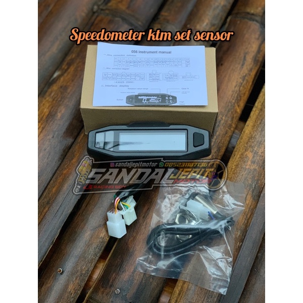SPEDO SPEEDOMETER SPIDO DIGITAL KTM DUS COKLAT ORIGINAL