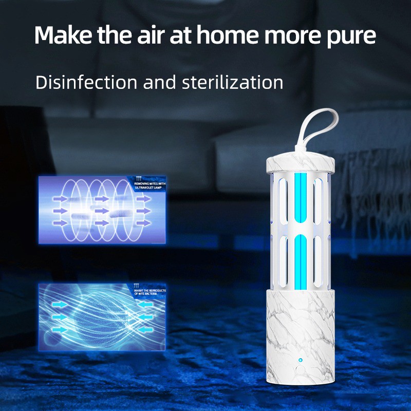 ROCKWARE Portable Antivirus Disinfectant Sterilization UV Lamp - Lampu Antivirus Portabel dengan UV