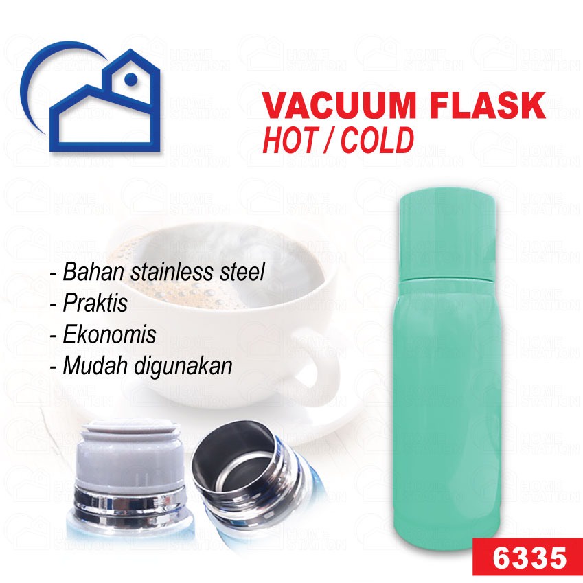 Vacum Flask Stainless steel / Botol minum termos thermos Tahan panas &amp; dingin 350ml 6335