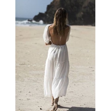 Savana Beachwear - MAESTRO DRESS baju pantai wanita bali outfit backless maxi dress perempuan backle