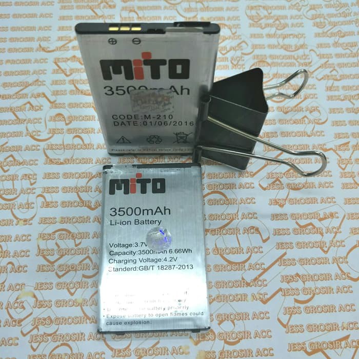 Baterai Battery Batre Double Power MITO BA-00080 BA00080 M210 INFOCUS