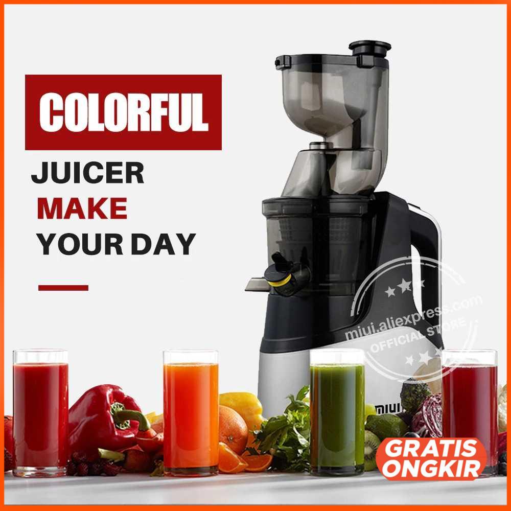 MIUI Fruit Slow Juicer 7LV Screw Cold Press Extractor Machine -JE-B03B