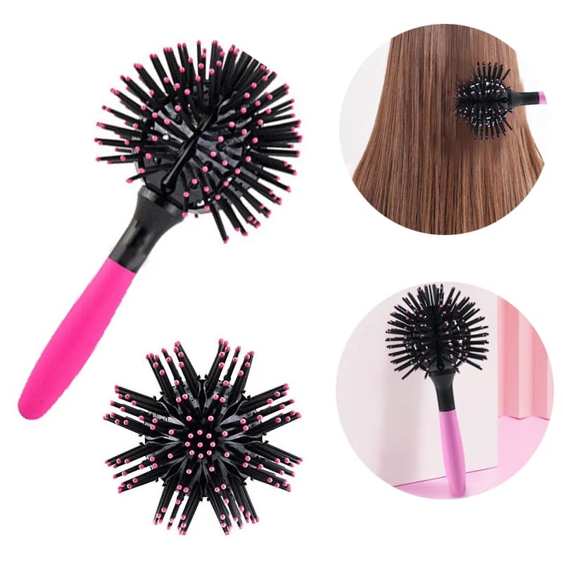 Sisir Rambut Blow/ Hair Brush SET /Sisir Blow Brush Ball Massage Comb /Sisir Anti Kusut / Sis0ir Blow Rambut hair F745