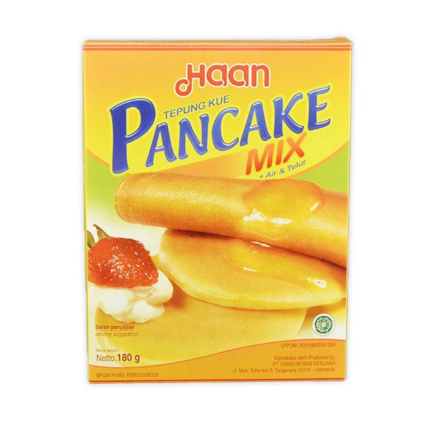 

Tepung Kue Pancake Mix Haan 180 gram