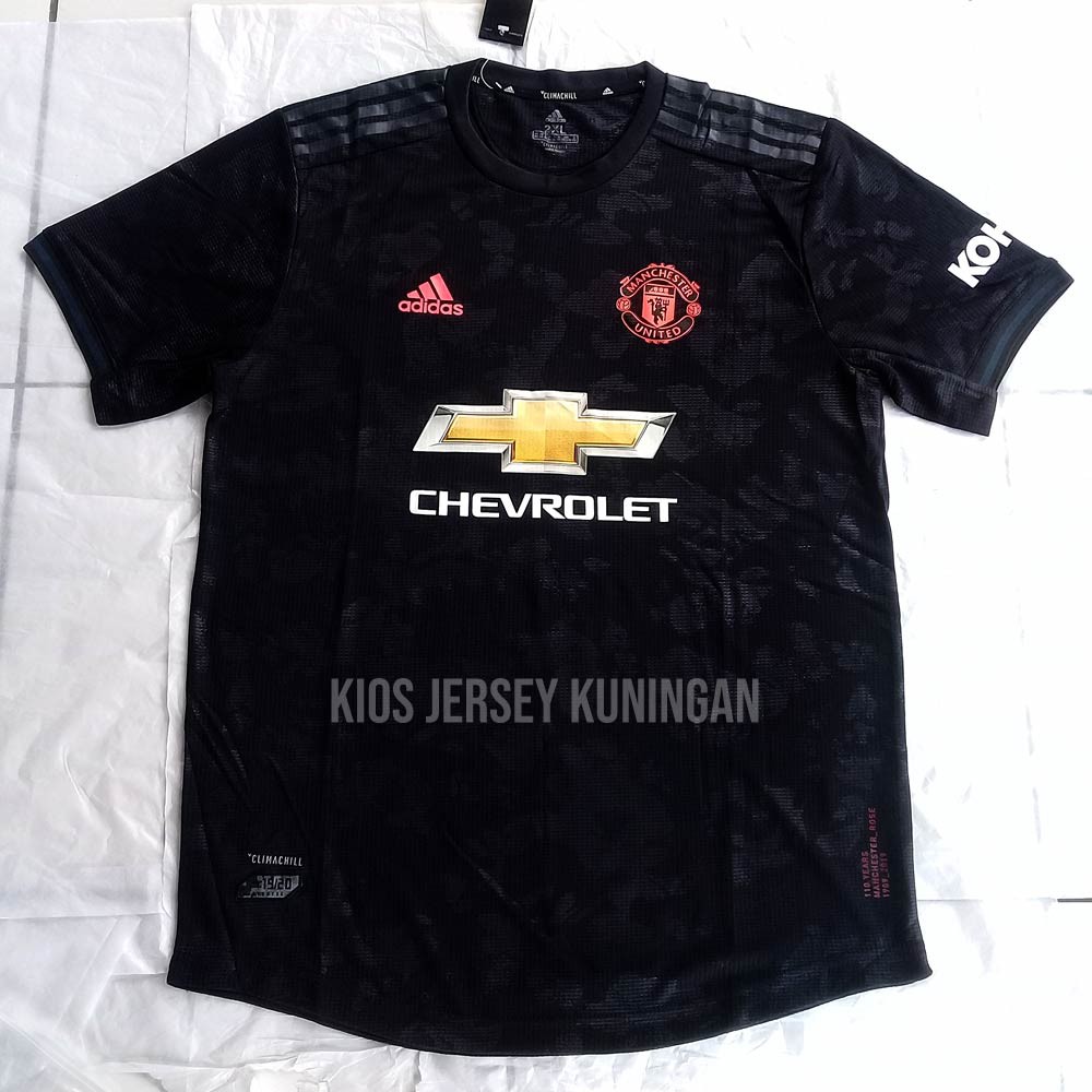 Jersey Hitam EmYu ManchesUTD MU 3rd 19/20 Climachill Player Issue Version PI Big Size XXL 2XL