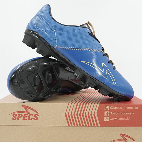 Sepatu Bola Specs Venom FG Dark Blue Gold 101417 Original BNIB