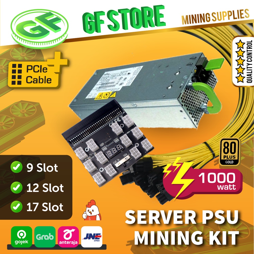 Server PSU Mining Kit 1000 Watt ⚡ - Power Supply Mining