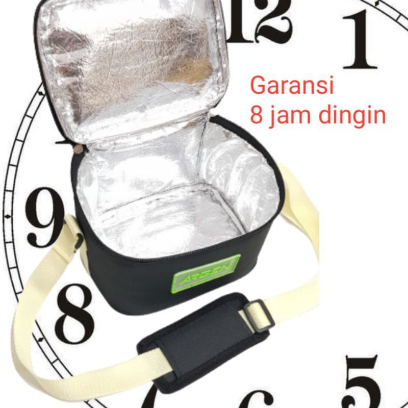 ARGEN COOLER BAG + GEL BIRU &amp; PUTIH +3 BOTOL ASI / S1