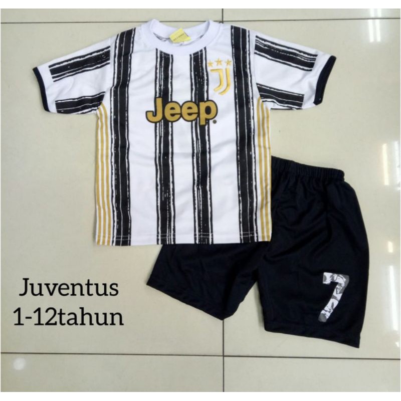 Fashion Setelan Baju Bola Jersey Juventus / Pakaian Stelan Anak