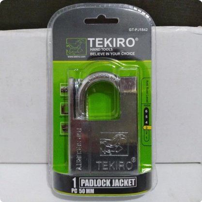 Gembok Jacket 40mm 50mm 60mm Model Tekiro / Padlock Jacket Anti Maling Anti Potong