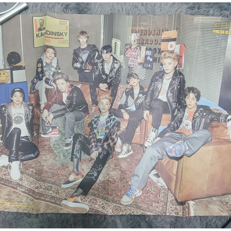 Official Folded Poster NCT 127 Neozone N Ver Taeyong Yuta Doyoung Jaehyun Jungwoo Mark HaechanJohnny