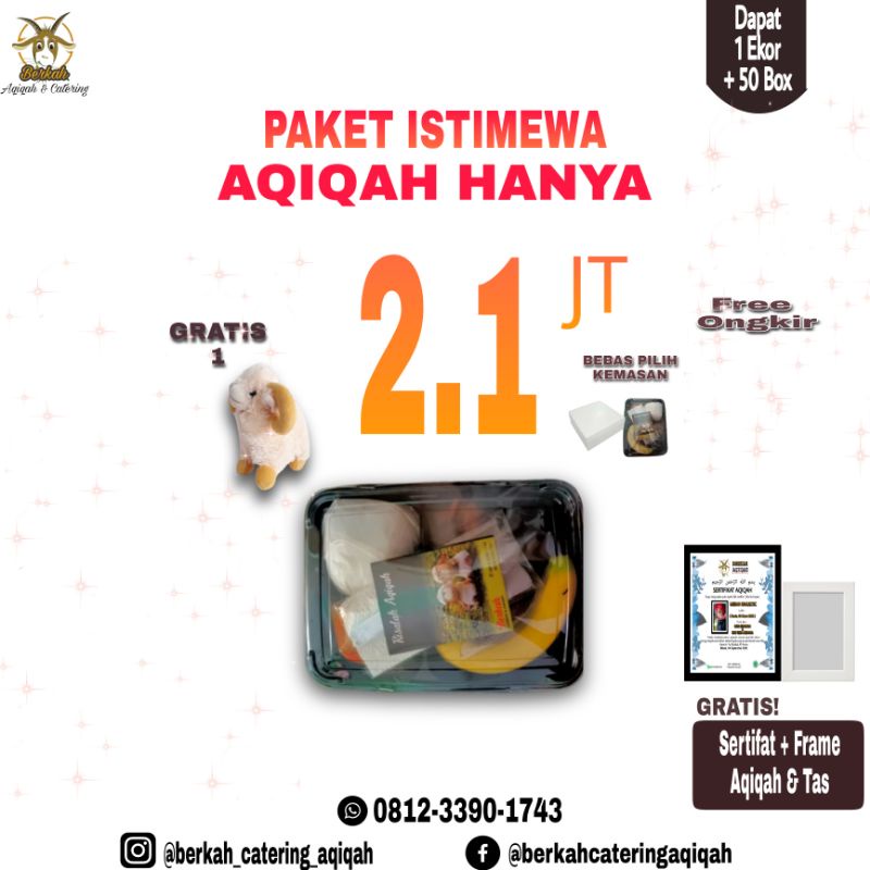 

Paket Aqiqah Istimewa