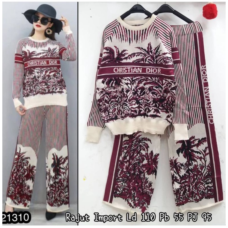 ONE SET  RAJUT IMPORT PREMIUM / SETELAN IMPORT PREMIUM