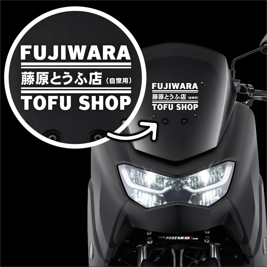 STIKER CUTTING STIKER HURUF JEPANG STIKER AKSESORIS SEPEDA MOTOR N MAX PCX terlaris
