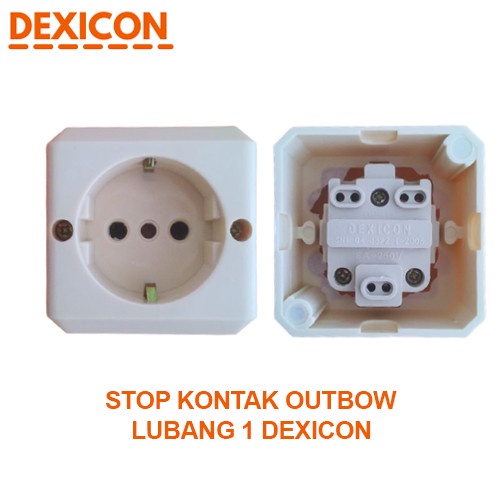 Stop Kontak Outbow Dexicon - Stop Kontak Tempel Dexicon