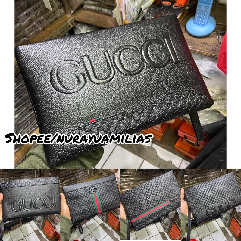 Clutch Guc! premium Quality Clutch wanita handbag gucc! import