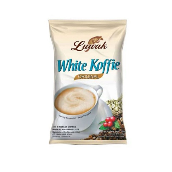 

Luwak White Koffie Original 3 in 1 Kopi Instan 20gr isi 10pcs