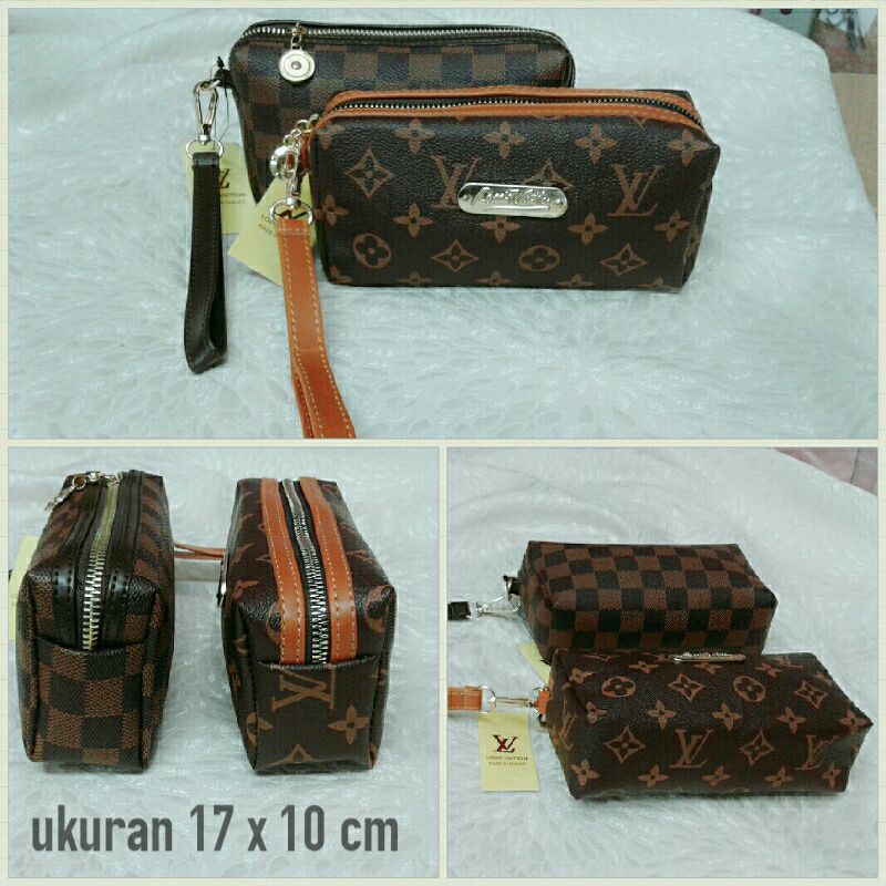 POUCH KOSMETIK TABUNG MINI LV