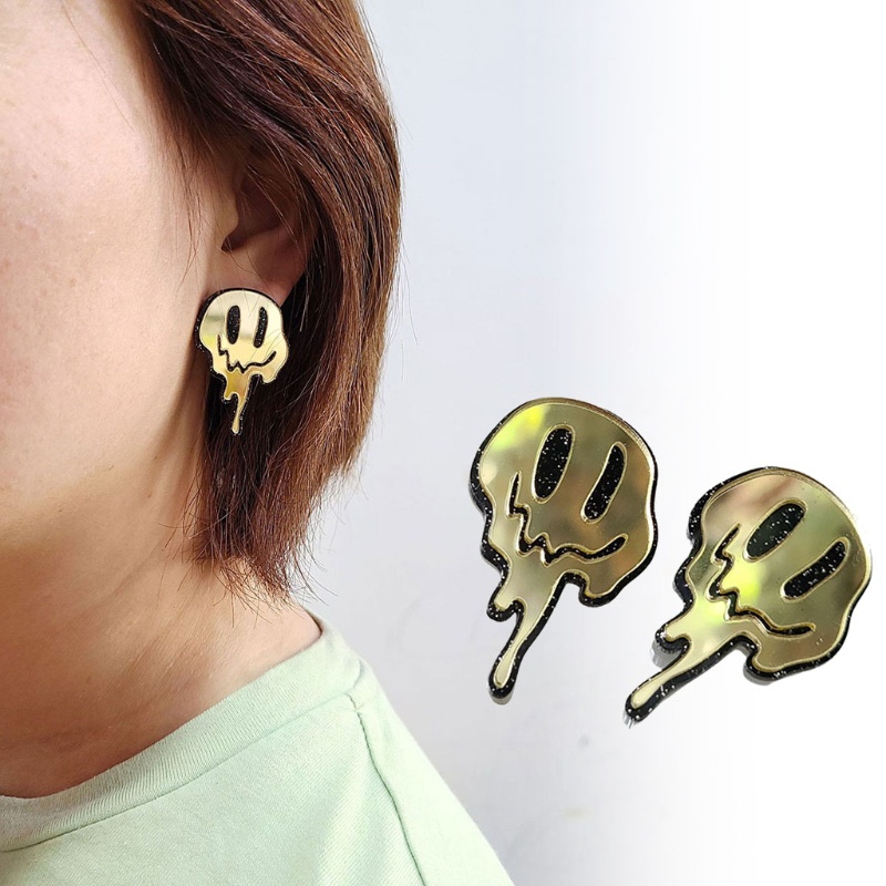 SIY  Halloween Easter Earrings Girls Earring Gift Geometry Round Ghost Stud Earrings