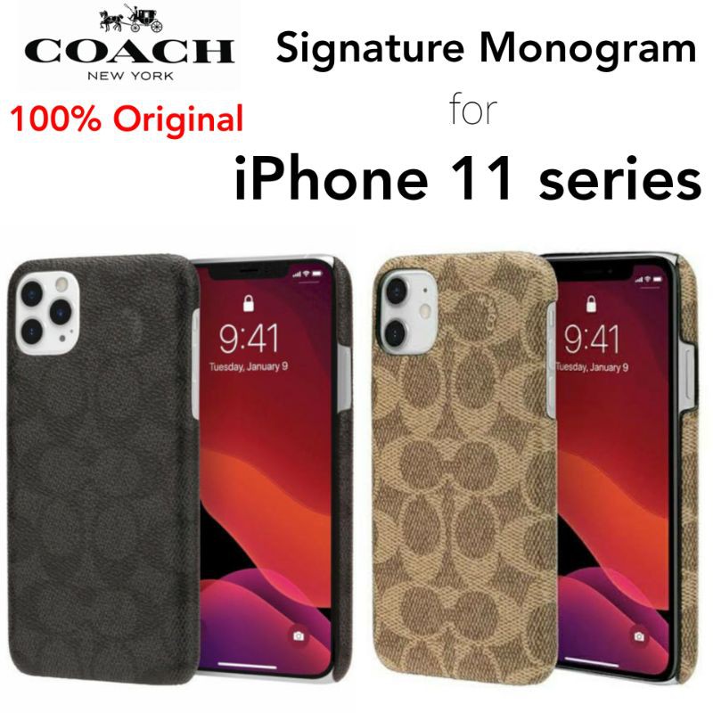 Original COACH Signature Monogram Phone 11 Pro Max CAOCH