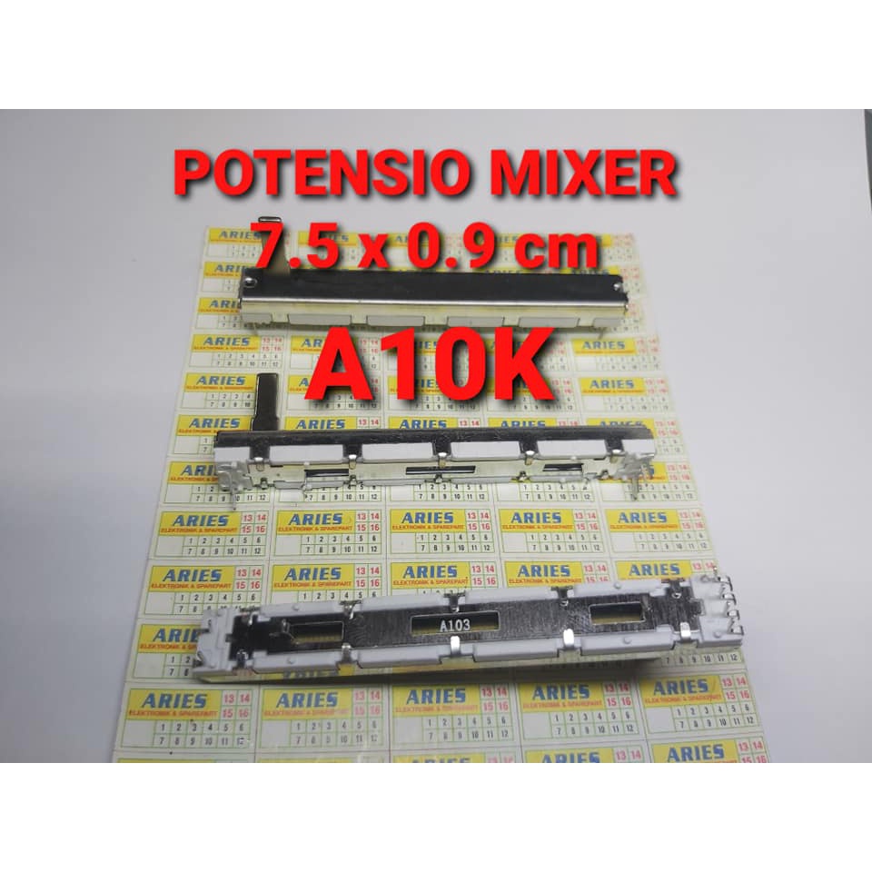 POTENSIO MIXER GESER 75 X 9 mm A10K