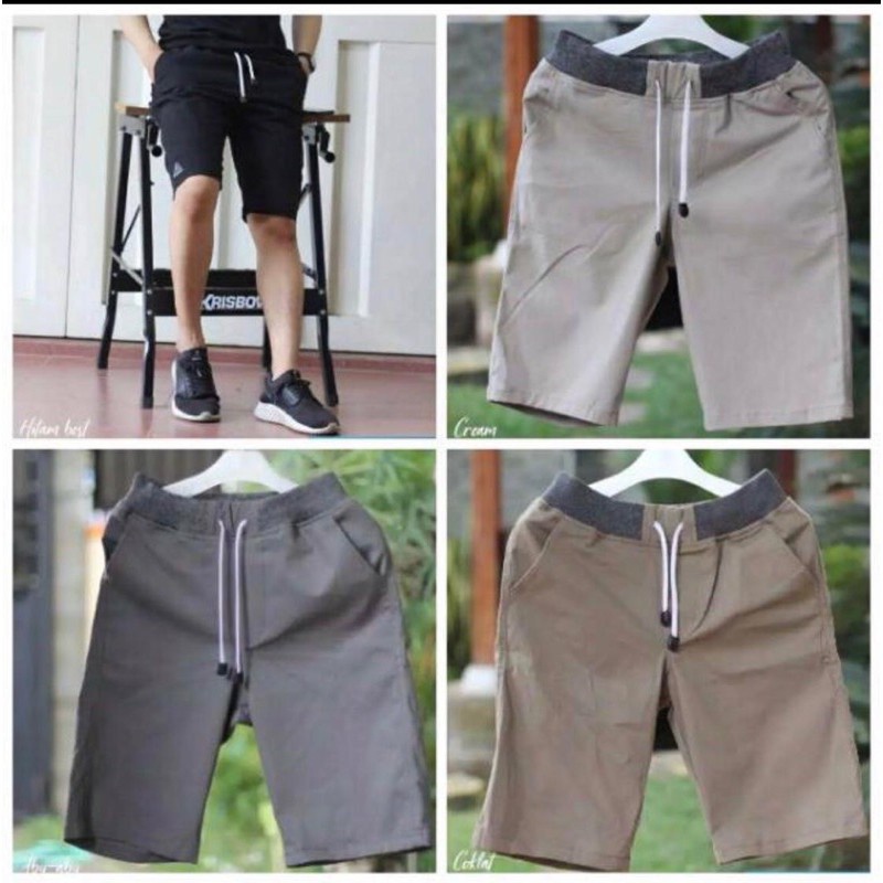 PROMO TERLARIS CHINOS PENDEK CELANA PENDEK PRIA CHINOS DEWASA SURFING DISTRO