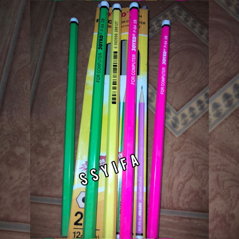 

pensil joyko per 1pcs 1bok isi 1lusin
