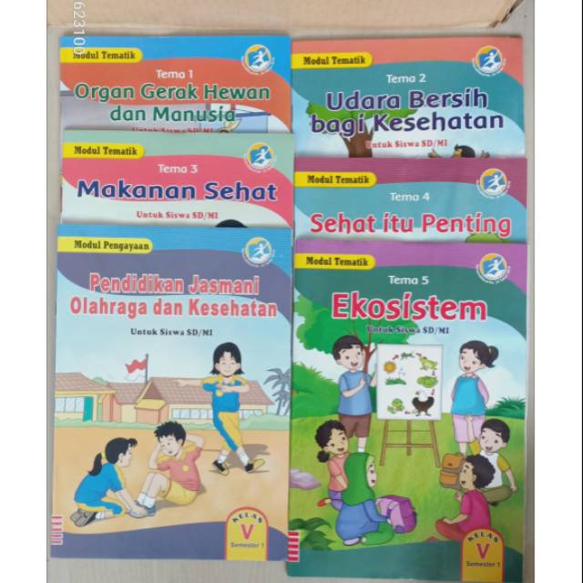 LKS SD kelas 5.. tema 1,2,3,4,5 & penjas