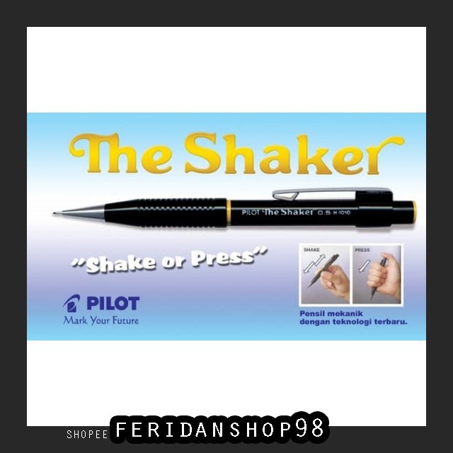 

FS1003 PENSIL PILOT "SHAKER" MECHANICAL ATK PENCIL PENSIL MEKANIK PILOT "SHAKER" BY FERIDANSHOP98