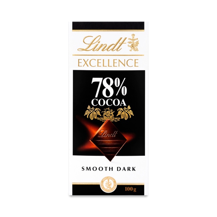 

lindt excellence dark cocoa chocolate 78% | coklat