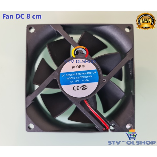 Fan DC 8 cm 12V 0.3A