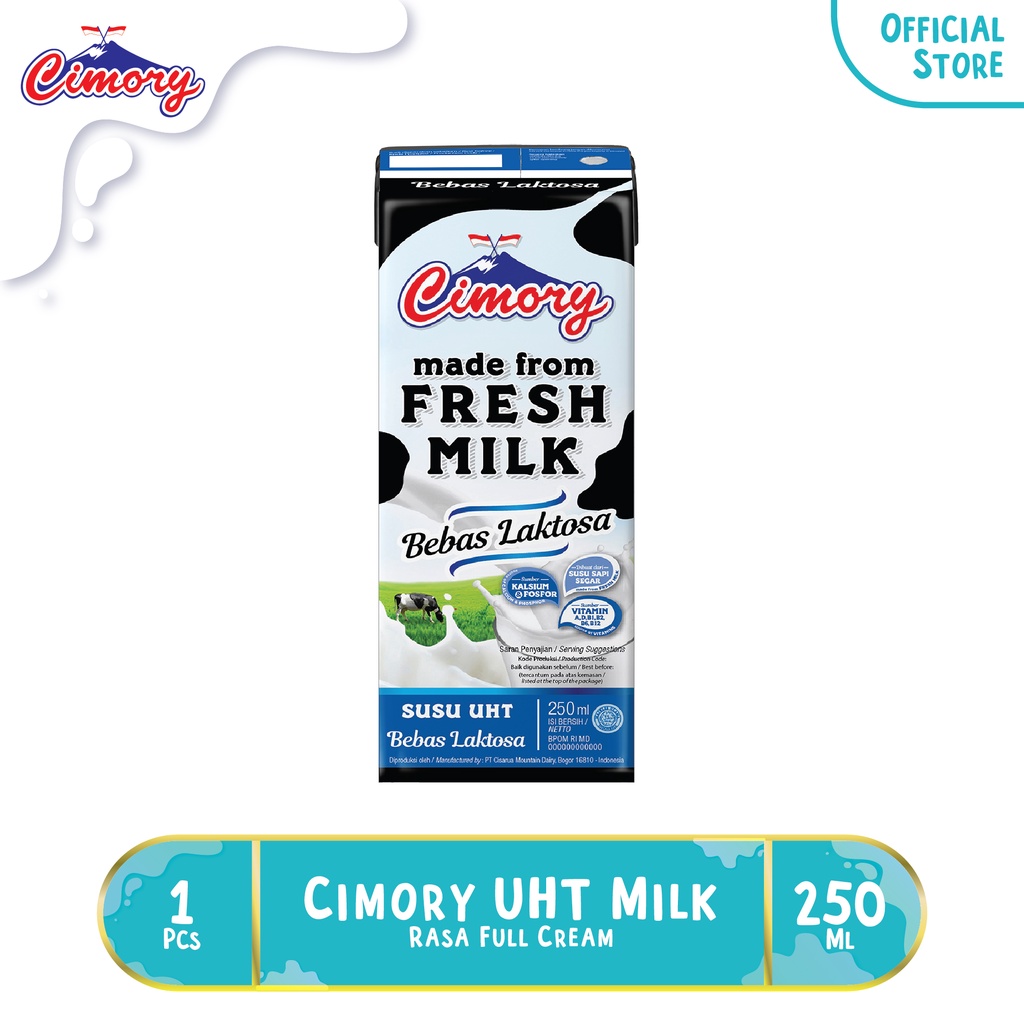 Promo Harga Cimory Susu UHT Bebas Laktosa 250 ml - Shopee
