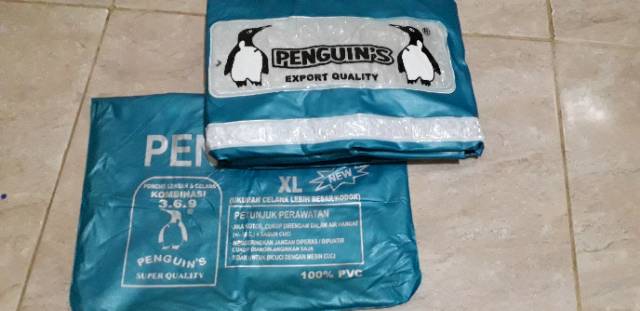 Jas Hujan Ponco Lengan Celana Penguins 369