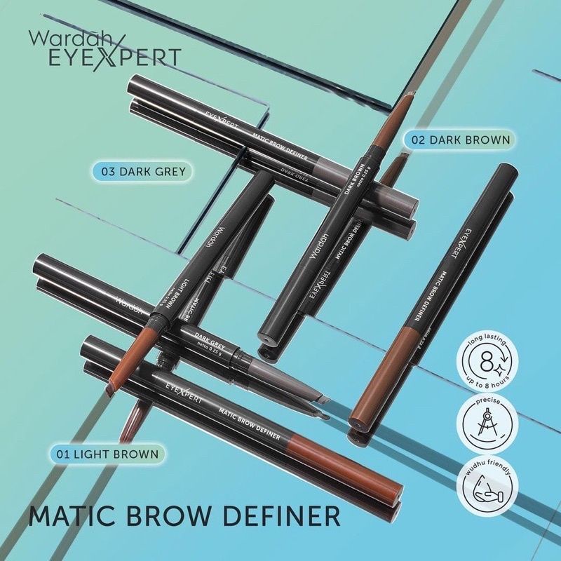 Wardah Eyexpert Matic Brow Definer | Eyebrow | Eye Brow Matic Waterproof