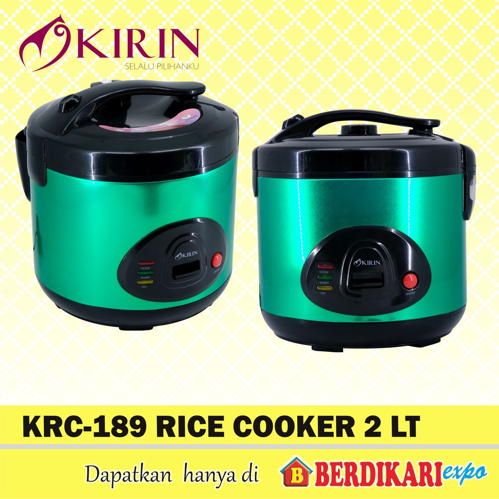 KIRIN KRC-189 RICE COOKER 2 LT