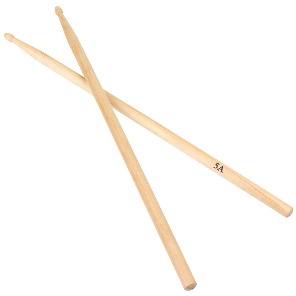 2pcs Stik Drum 5A Bahan Kayu Maple